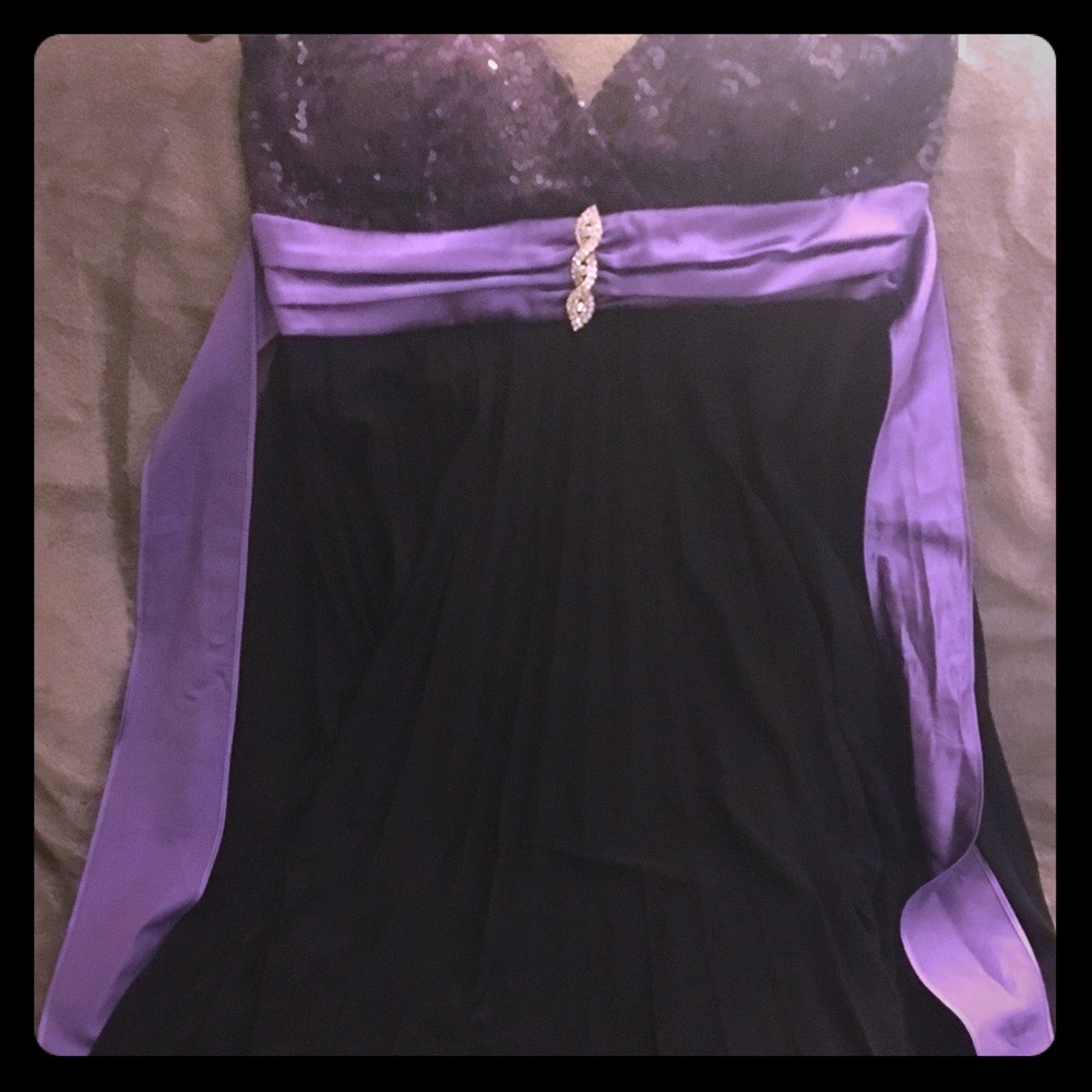 Purple Cocktail Dress